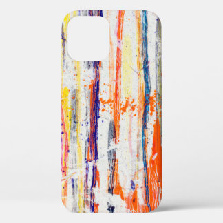 Splattered paint on white backgroundpaint,art,fine iPhone 12 case