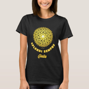 Splendi Sempre Bright Sun Geometrical Mandala T-Shirt