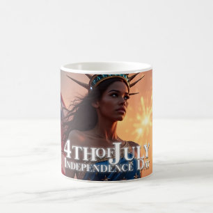 Splendid 4th of July Design - Fireworks & Freedom Magic Mug