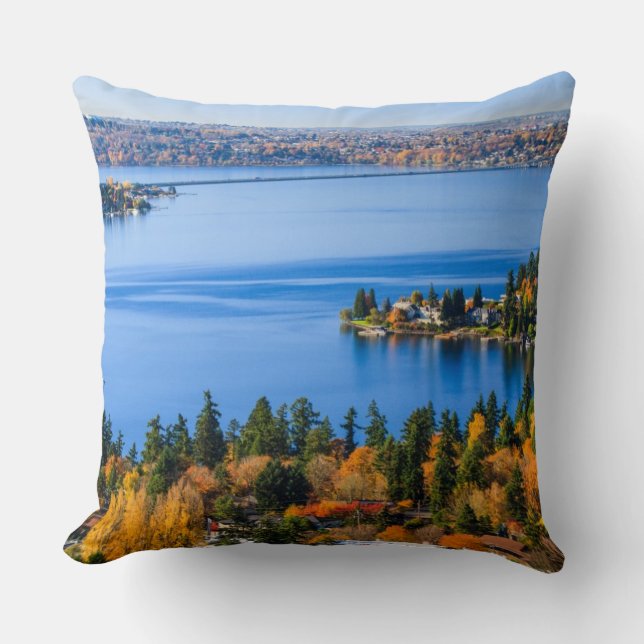 Splendid colours of fall at Bellevue Cushion (Front)