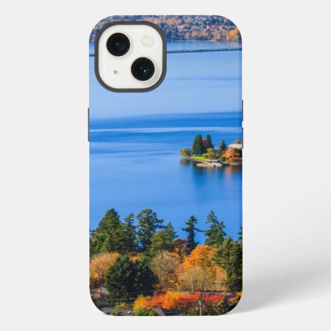 Splendid colours of fall at Bellevue iPhone Case (Back)