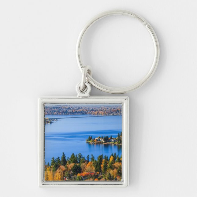 Splendid colours of fall at Bellevue Key Ring (Front)