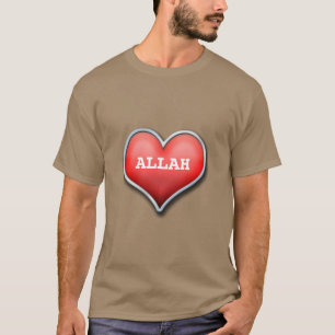 Splendid dawah tshirt with text Allah