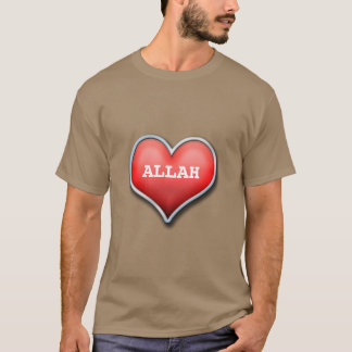 Splendid dawah tshirt with text Allah