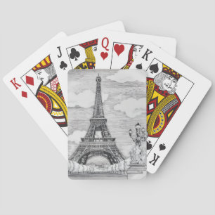 Splendid Eiffel Tower Playing Cards