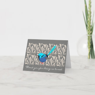 Splendid Fairy Wren Thank You Card