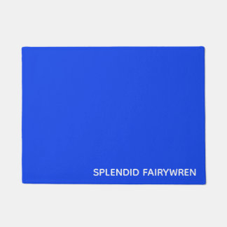 Splendid Fairywren Blue Color Name Doormat