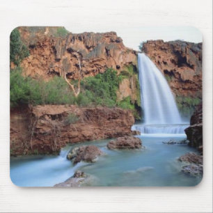 Splendid forest waterfalls, mousepad
