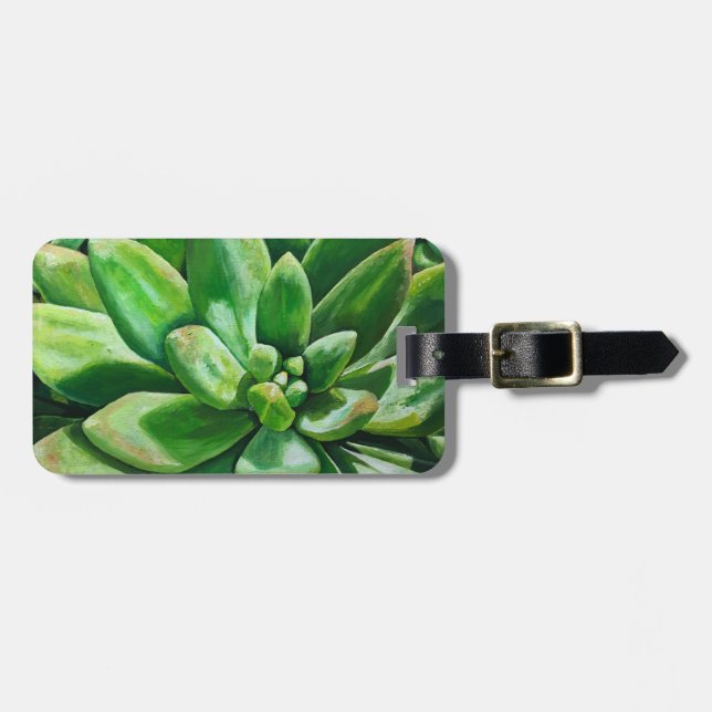 Splendid in Green Luggage Tag (Front Horizontal)
