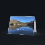 Splendid Lake Scenery, Son, Birthday Card. Card<br><div class="desc">Magnificent and impressive is this simple
Son's Birthday Card!  Very simple and 
meaningful message for your son, 
who turns out,  sixty.  Best Wishes 
from you,  as parents.  Name and years
can be customised.</div>