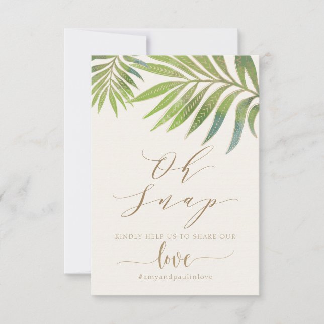 Splendid Summer Wedding social media card (Front)