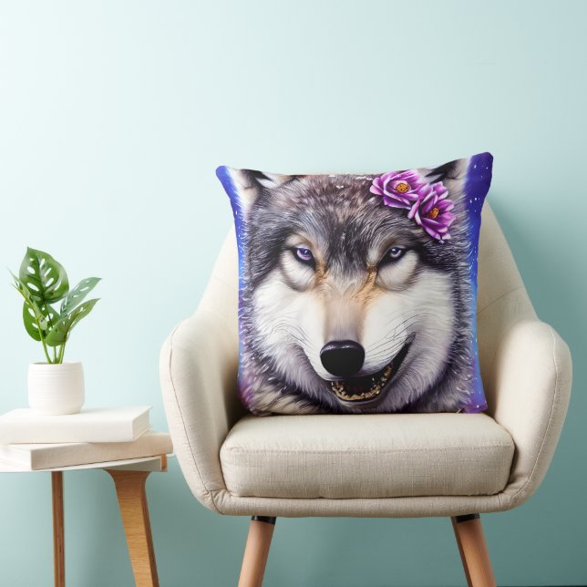 Splendour of the Wolf Cushion (Chair)
