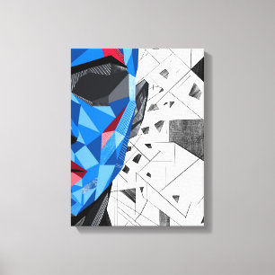 Splinters II – Fragmented Identity Art Canvas Print