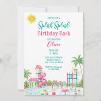 Splish Splash Birthday Bash Pool Birthday Party