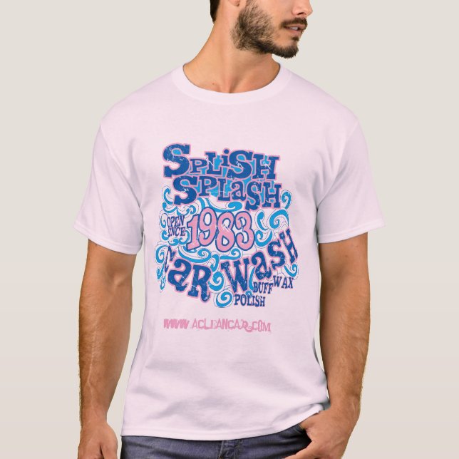 splish splash carwash T-Shirt (Front)