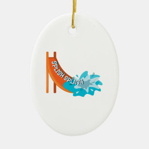 Splish Splash Ceramic Tree Decoration