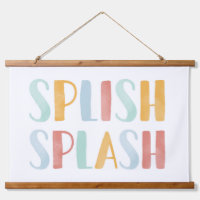 Splish Splash Colourful Kid Bathroom Decor
