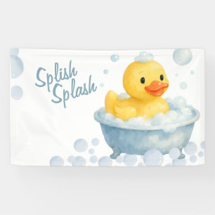 Splish Splash Ducky baby shower  Banner