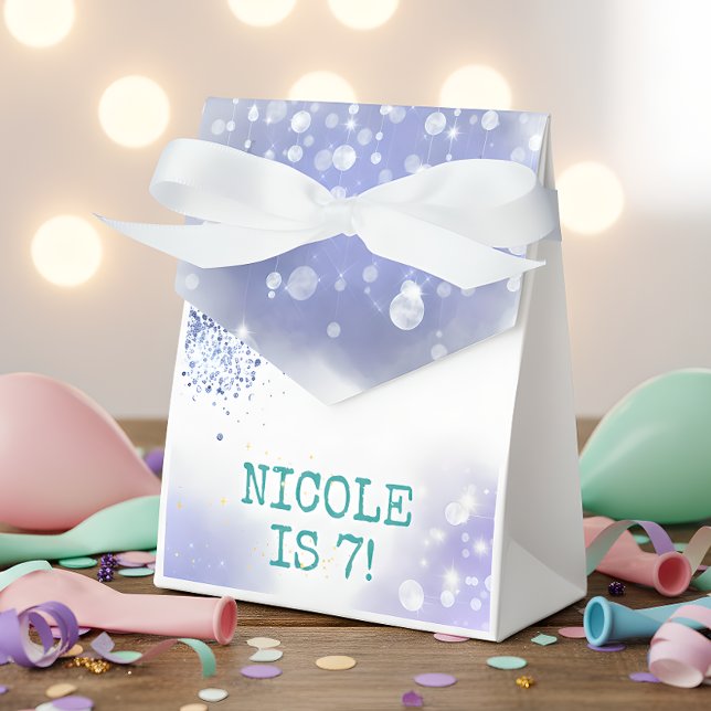 Splish splash magic mermaid birthday bash favour box (Creator Uploaded)
