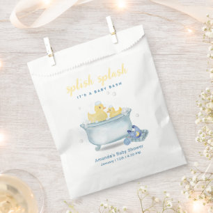 Splish Splash Mummy Duck Bathtub Baby Shower Favour Bags