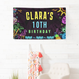 Splish Splash Party Glow Party Banner