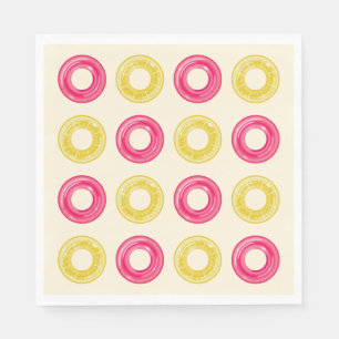 Splish Splash Pool Party Bash Birthday Napkin