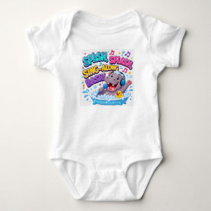 Splish Splash Sing-Along Bash Hippo Baby Bodysuit