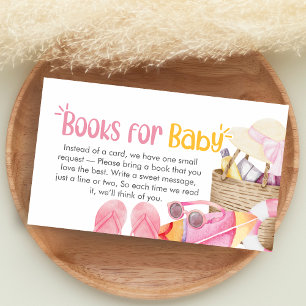 Splish Splash Summer Baby Shower Books for Baby Enclosure Card