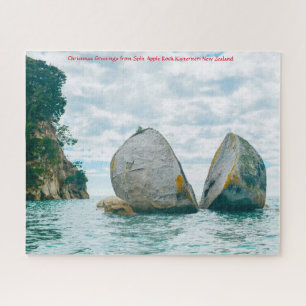 Split Apple Rock Kaiteriteri New Zealand Jigsaw Pu Puzzle