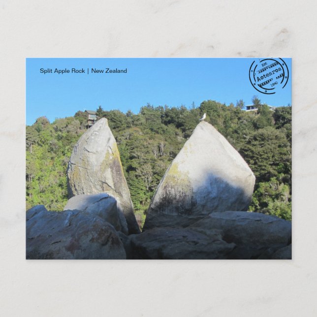 Split Apple Rock (Neuseeland) Postkarte Postcard (Front)