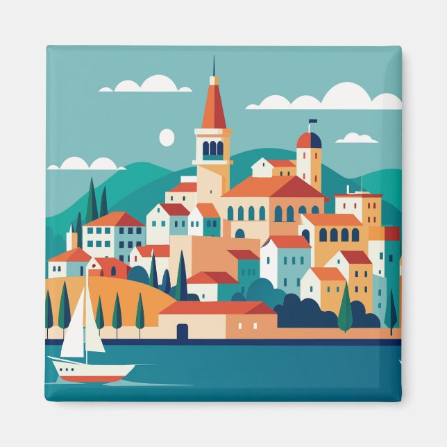 Split city Croatia  Magnet (Front)
