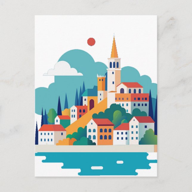 Split city Croatia  Postcard (Front)