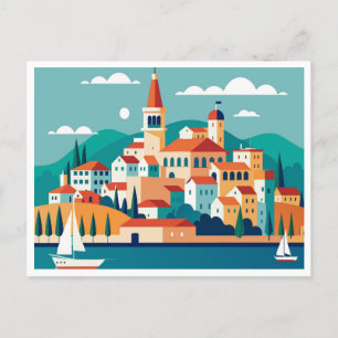 Split city Croatia Postcard
