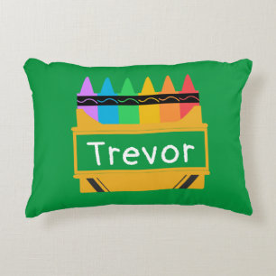 Split Crayon Box Personalised Kids Decorative Cushion