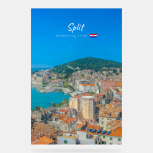 Split, Croatia - Coastal City Acrylic Sign