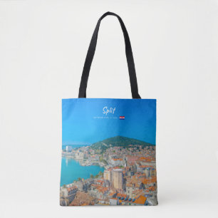 Split, Croatia - Coastal City Tote Bag