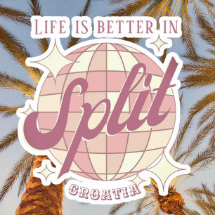 Split Croatia Retro Vintage Party holiday 