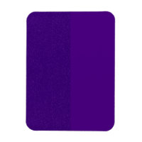 Split Design Purple Custom Flexible Photo Magnet