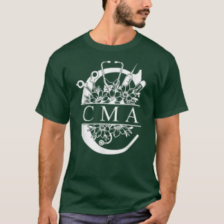 Split Floral Frame CMA  T-Shirt