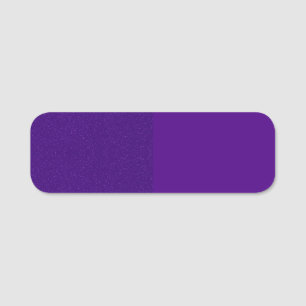 Split Glitter & Matte Purple Name Tag – Customise