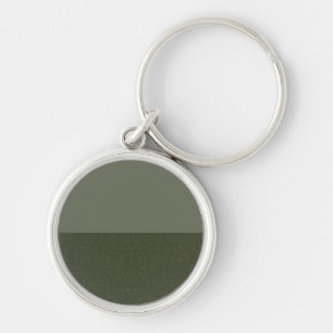 Split Horizon Moss Green Keychain – Customisable