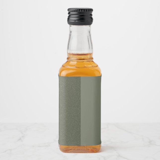 Split Moss Green Bottle Label – Customisable (Front)