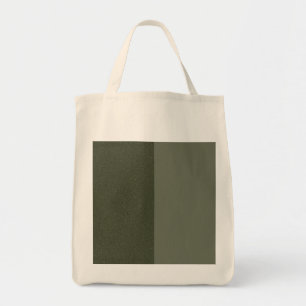 Split Moss Green Custom Tote Bag –Elegant Two-Tone