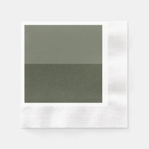 Split Moss Green Party Napkin – Customisable