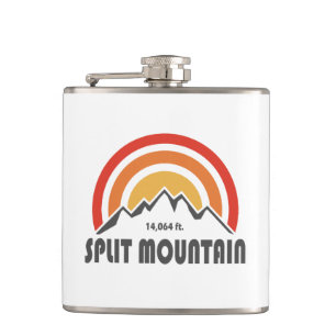 Split Mountain California Hip Flask