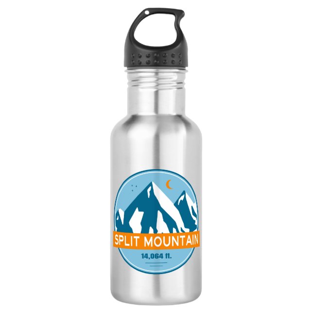 Split Mountain California Stars Moon 532 Ml Water Bottle (Front)