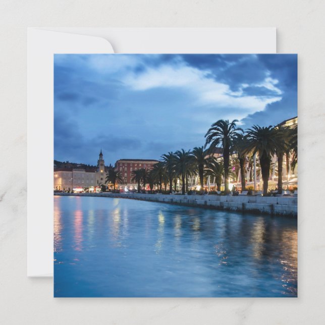 Split promenade in Croatia (Front)
