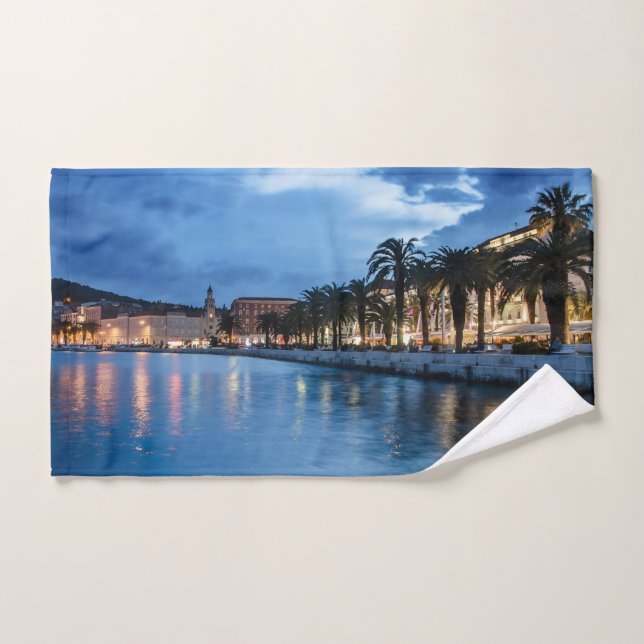 Split promenade in Croatia Hand Towel (Hand Towel)