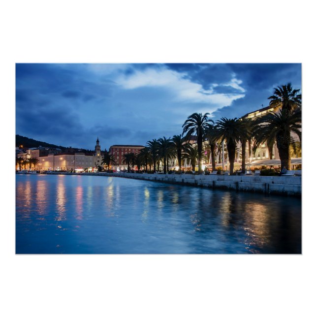 Split promenade in Croatia Poster (Front)