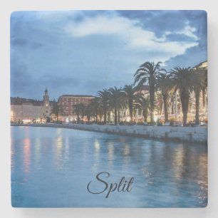 Split promenade in Croatia Stone Coaster
